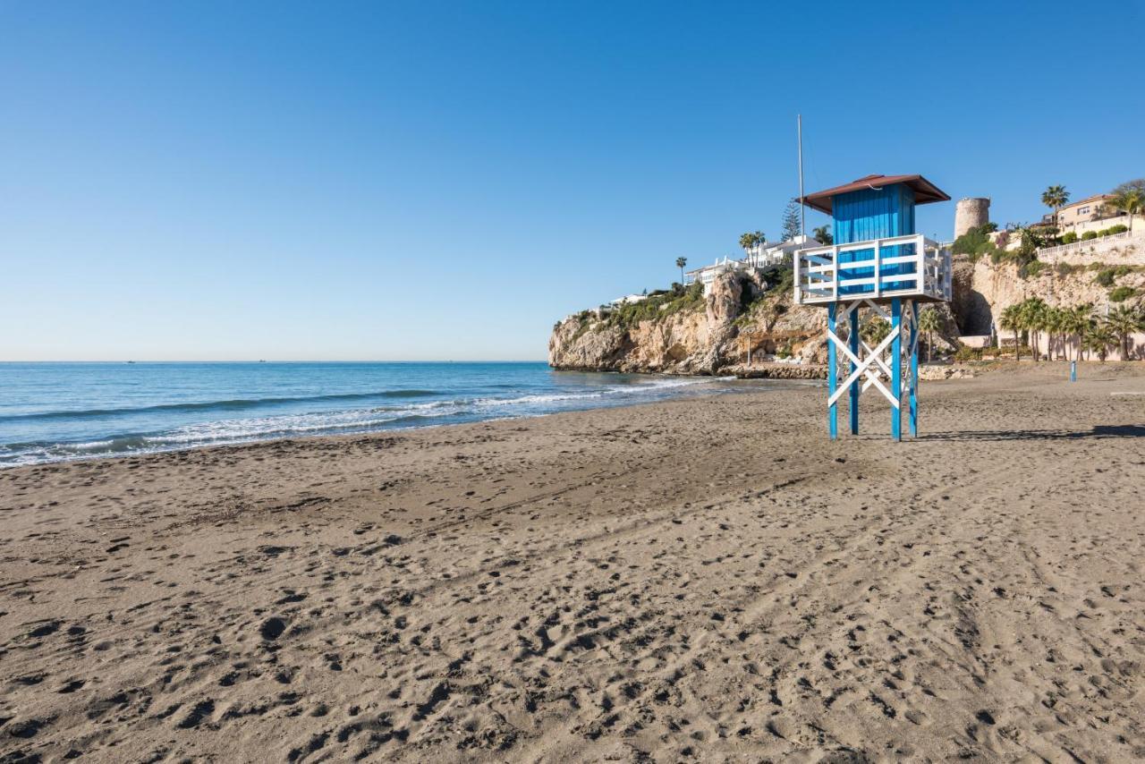 Wintowinrentals 1St Linea De Playa Vista Al Mar Y Piscina La Cala Del Moral Dış mekan fotoğraf