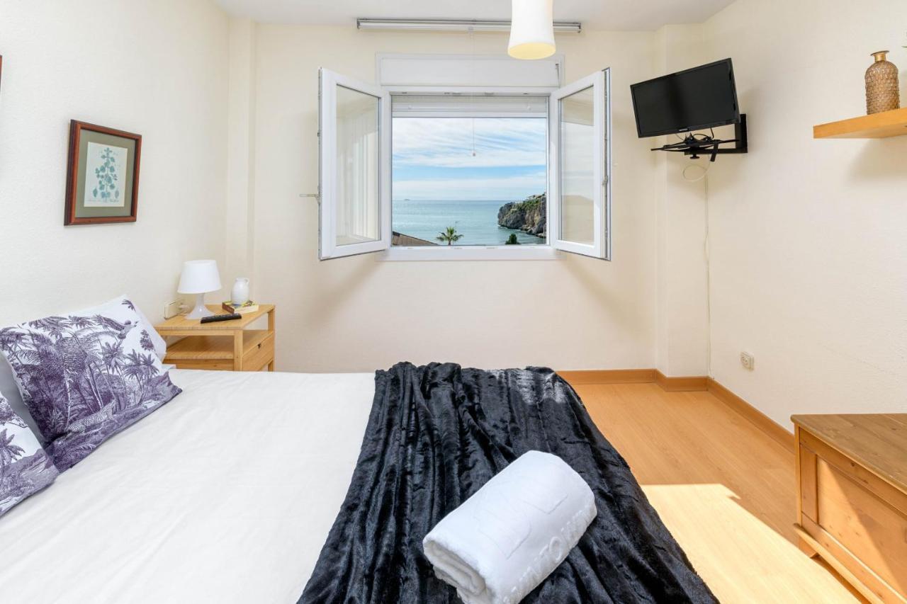 Wintowinrentals 1St Linea De Playa Vista Al Mar Y Piscina La Cala Del Moral Dış mekan fotoğraf