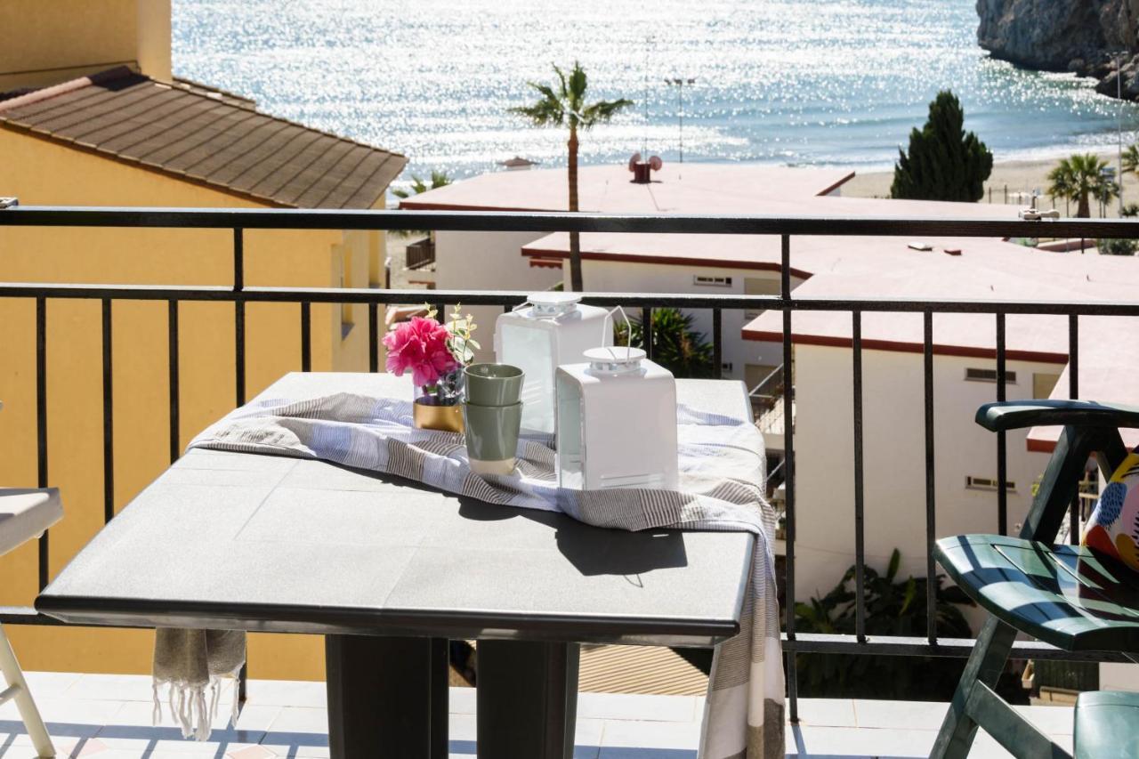 Wintowinrentals 1St Linea De Playa Vista Al Mar Y Piscina La Cala Del Moral Dış mekan fotoğraf